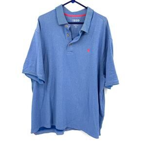 Izod Advantage Performance Size 3XL Natural Stretch Short Sleeve Polo Top‎ Shirt